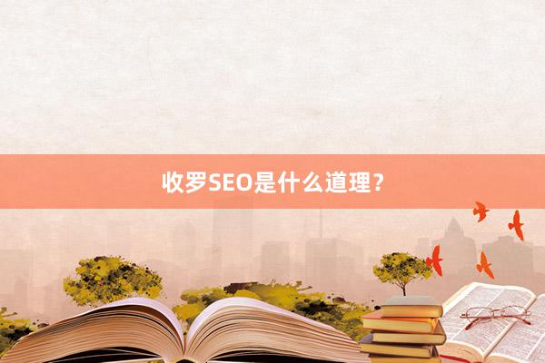 收罗SEO是什么道理？